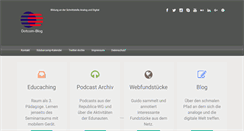 Desktop Screenshot of dotcomblog.de
