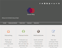 Tablet Screenshot of dotcomblog.de